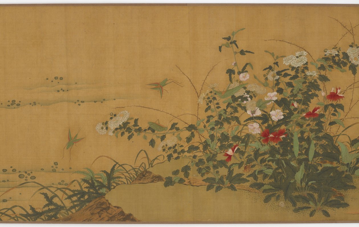 Blommor, växter och insekter, Mingdynastin, 1500-talet. av Unbekannt