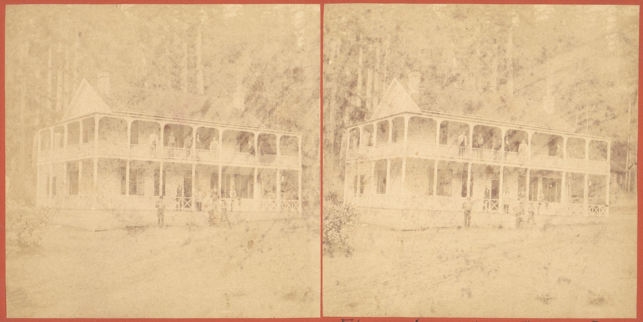 Flume House, Santa Cruz Mountains, 1860-talet. av Unbekannt