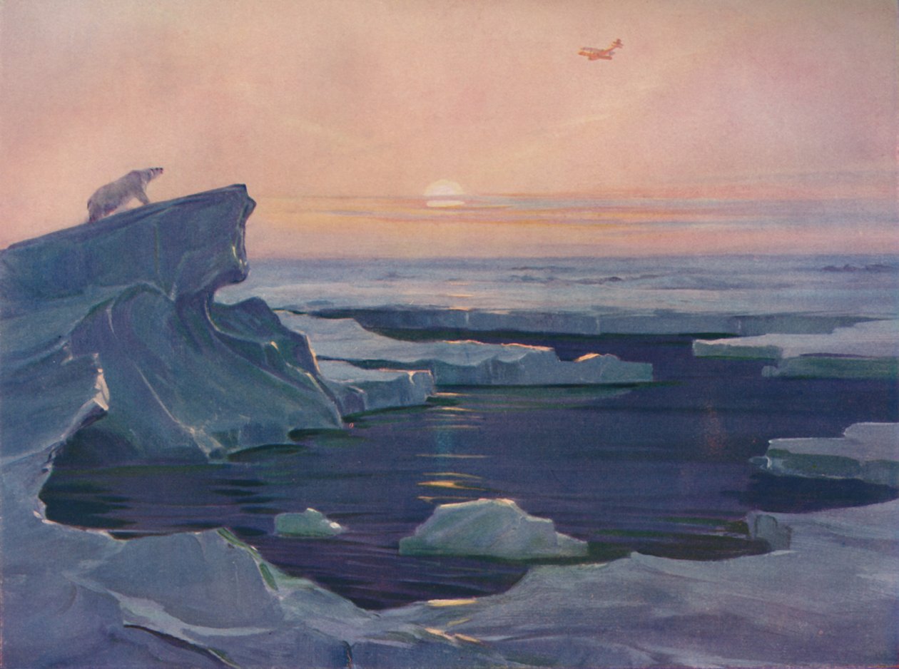 Flyger över Polar Wastes, 1927 av Unbekannt
