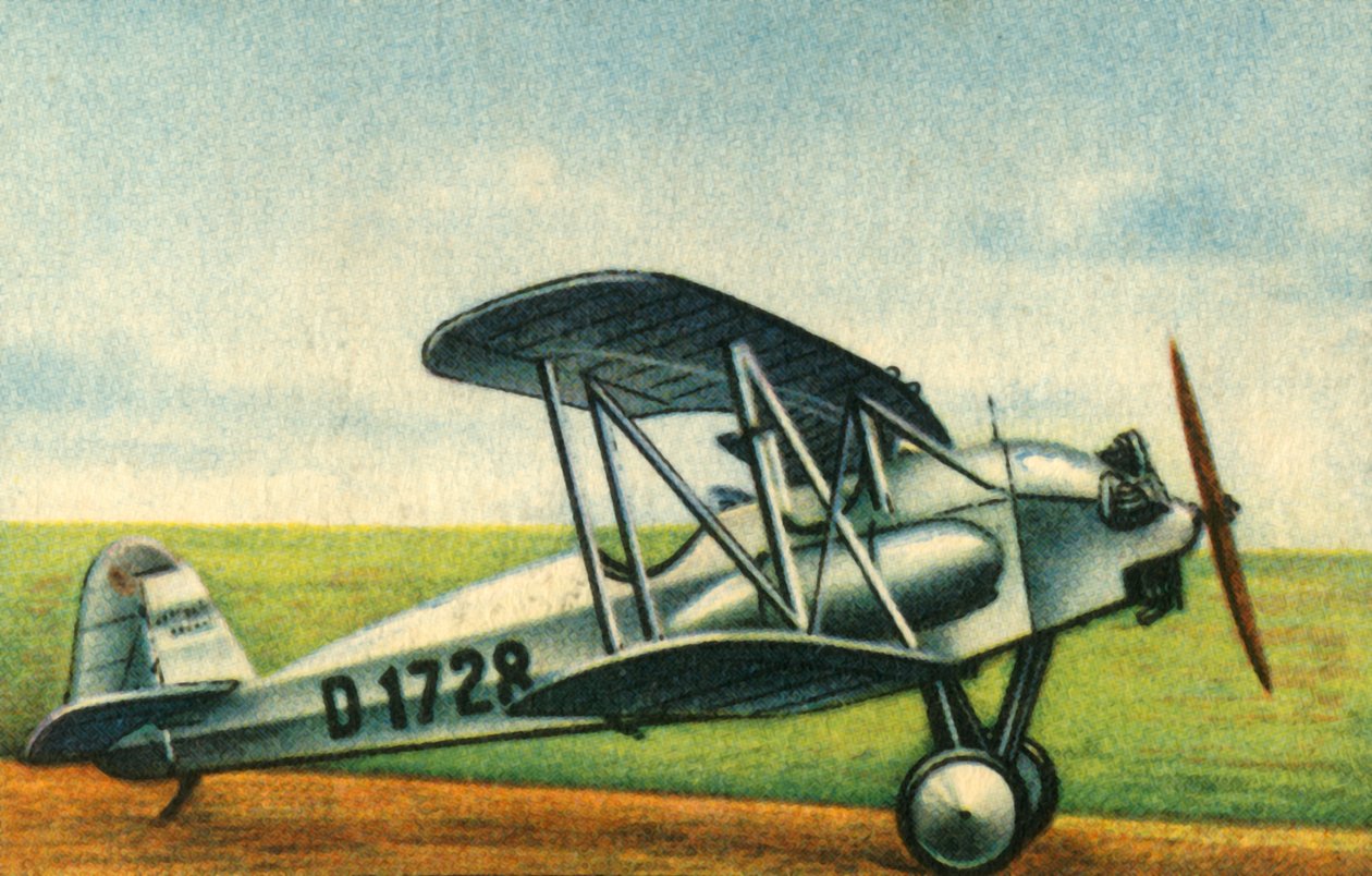Focke-Wulf S 24 A Kiebitz-biplan, 1920-talet, 1932. av Unbekannt