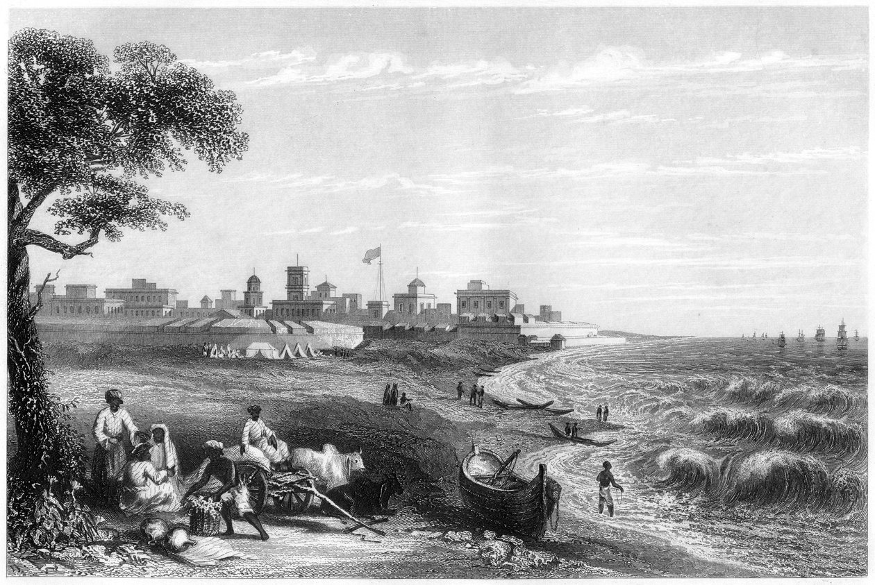Fort George, Madras, Indien, c1860 av Unbekannt