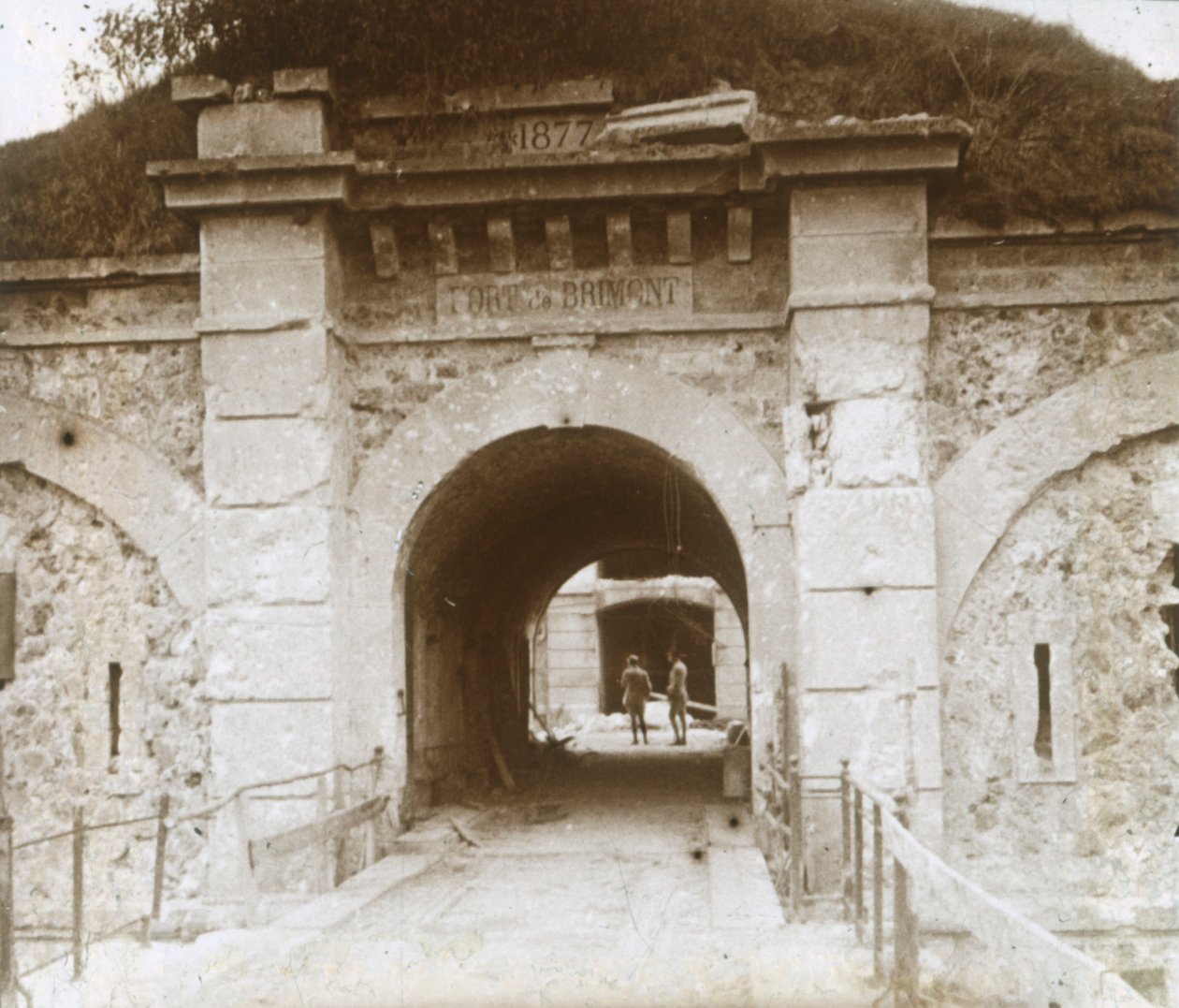 Fort de Brimont, Reims, norra Frankrike, c1914-c1918 av Unbekannt