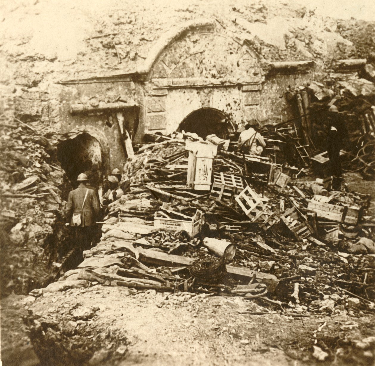 Fort av Souville, Verdun, norra Frankrike, c1914-c1918 av Unbekannt