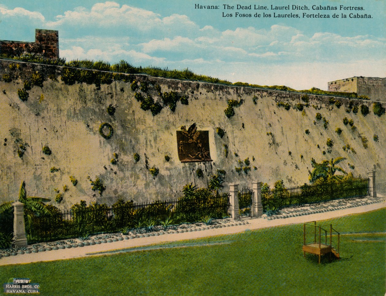 Foso de los Laureles och fästningen La Cabana, Havanna, Kuba, c1920 av Unbekannt