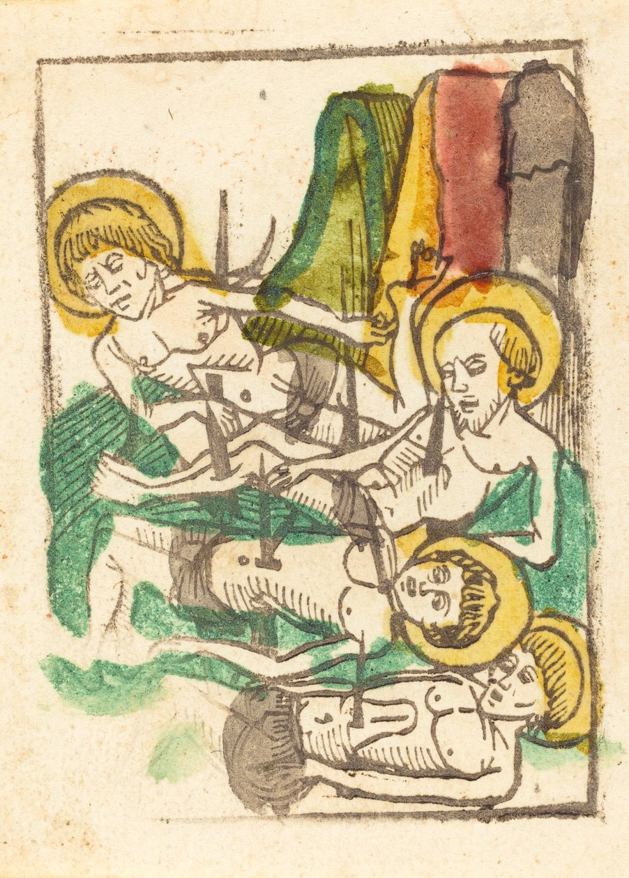 Fyra martyrer - Saint Acacius, ca. 1480. av Unbekannt