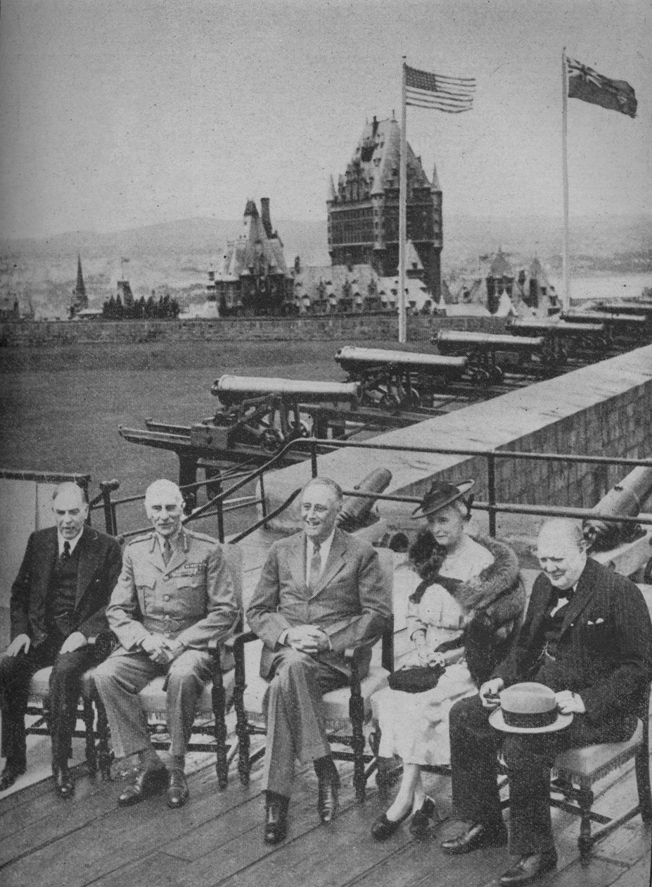 Fjärde Churchill-Roosevelt-konferensen, 1943-44 av Unbekannt