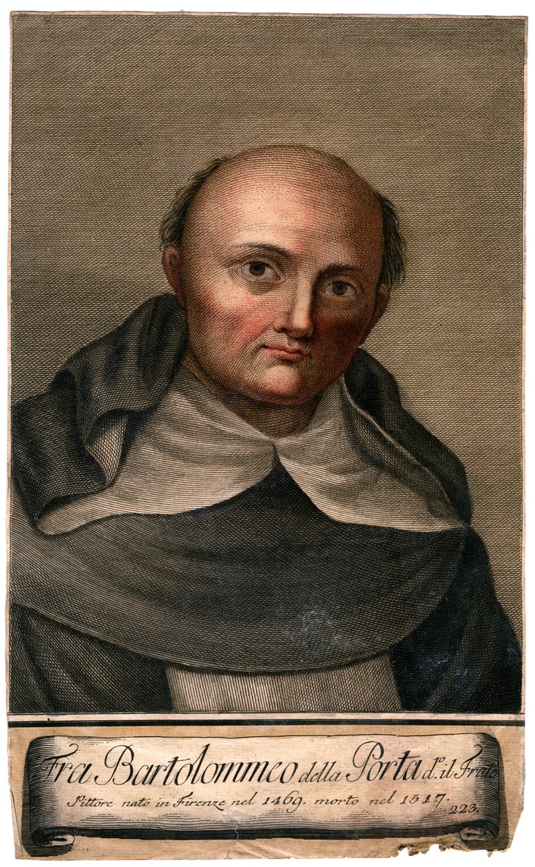Fra Bartolomeo della Porta, florentinsk renässanskonstnär av Unbekannt