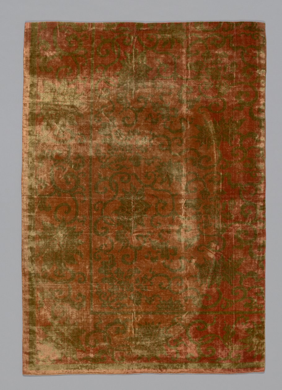 Fragment möbeltyg, Kina, Qingdynastin 1644-1911, 17751850. av Unbekannt