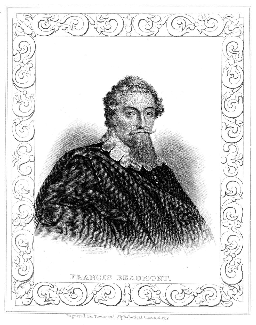 Francis Beaumont 1584-1616, engelsk dramatiker och poet av Unbekannt