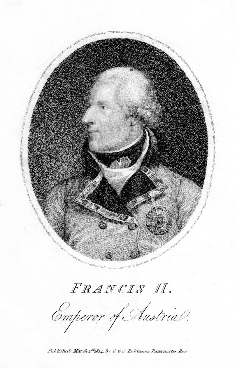 Frans II, helige romerske kejsare, 1814 av Unbekannt