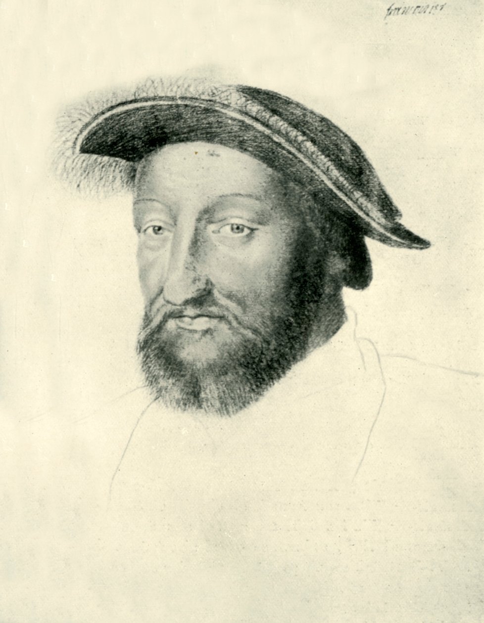 Frans I, kung av Frankrike, c1540-talet, 1907. av Unbekannt