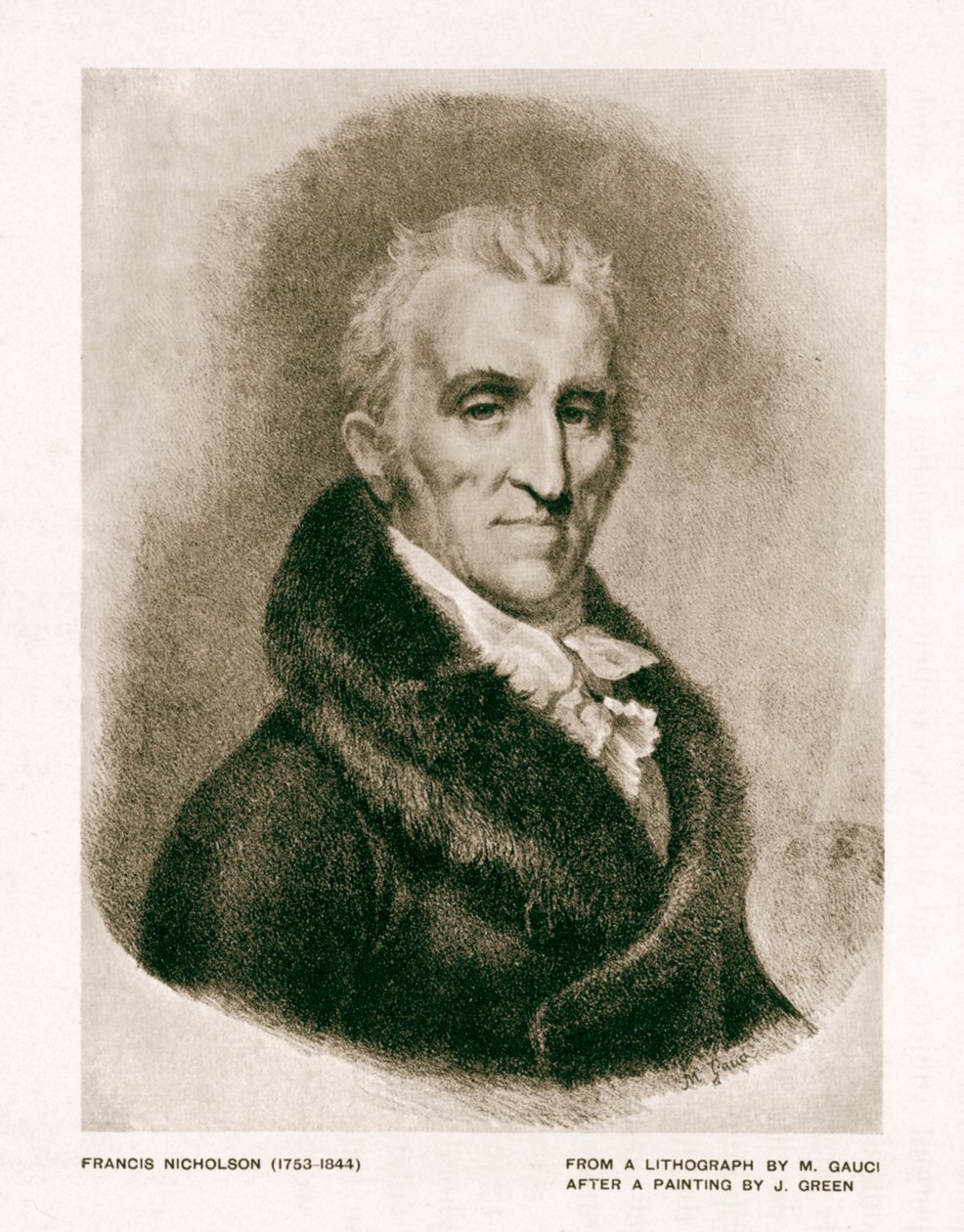Francis Nicholson 1753-1844, c1900. av Unbekannt