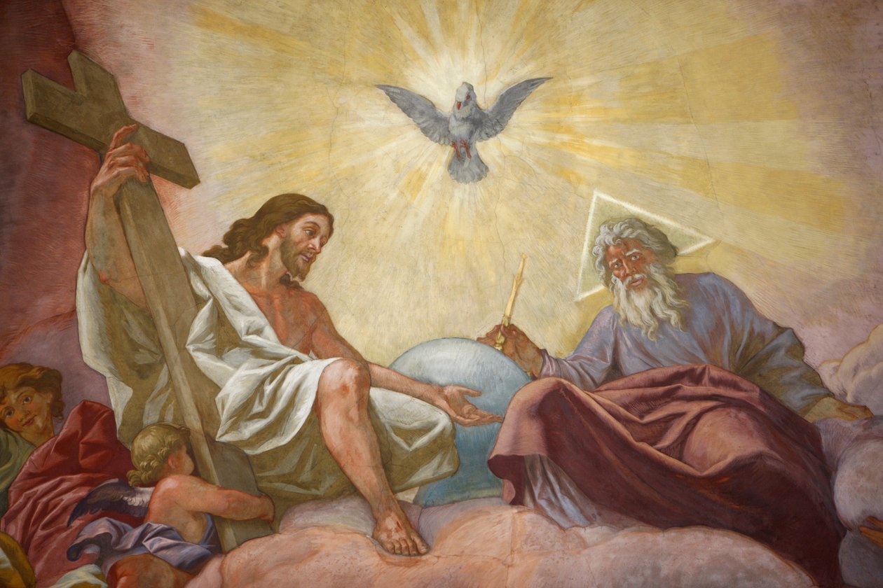 Franciscan Church of Vienna Jesus, Gud och den helige Ande, Wien, Österrike av Unbekannt
