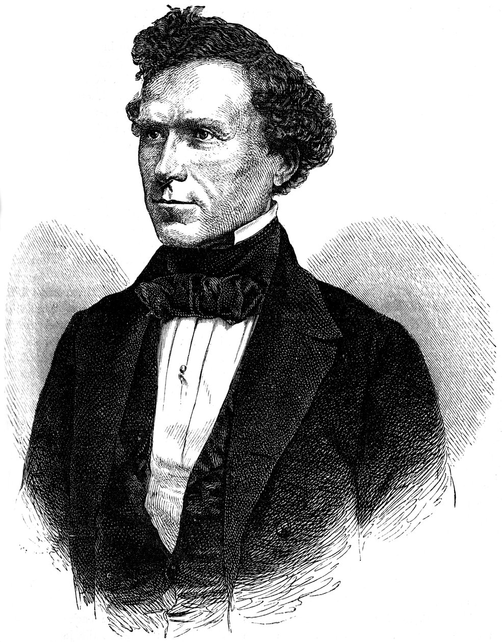 Franklin Pierce, USA:s 14:e president, c1880 av Unbekannt