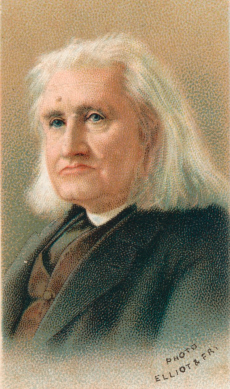 Franz Liszt 1811-1886, ungersk pianist och kompositör, 1911 av Unbekannt