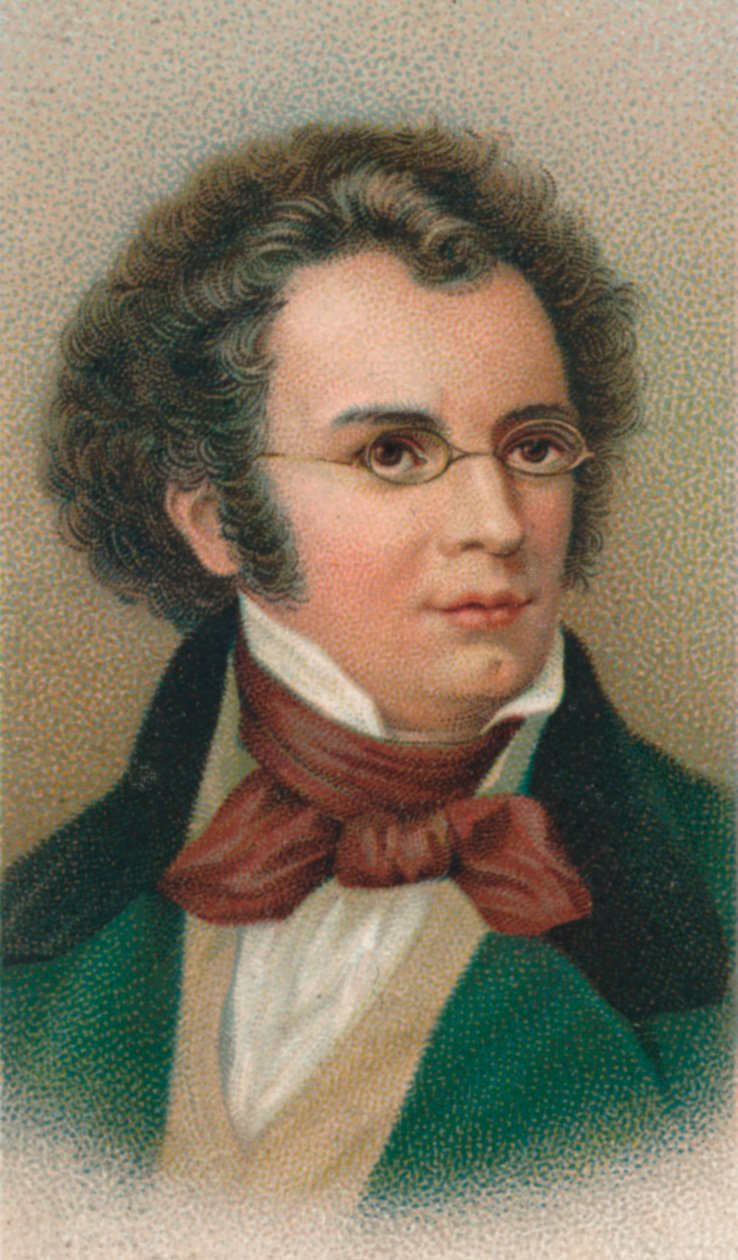 Franz Peter Schubert 1797-1828, österrikisk kompositör, 1911 av Unbekannt