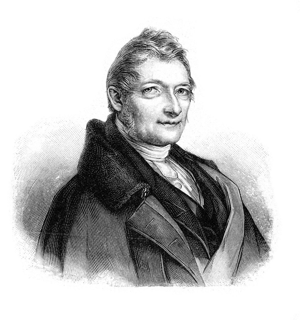 Franz Xaver Gabelsberger, tysk uppfinnare av Gabelsberger stenografi, 1900 av Unbekannt