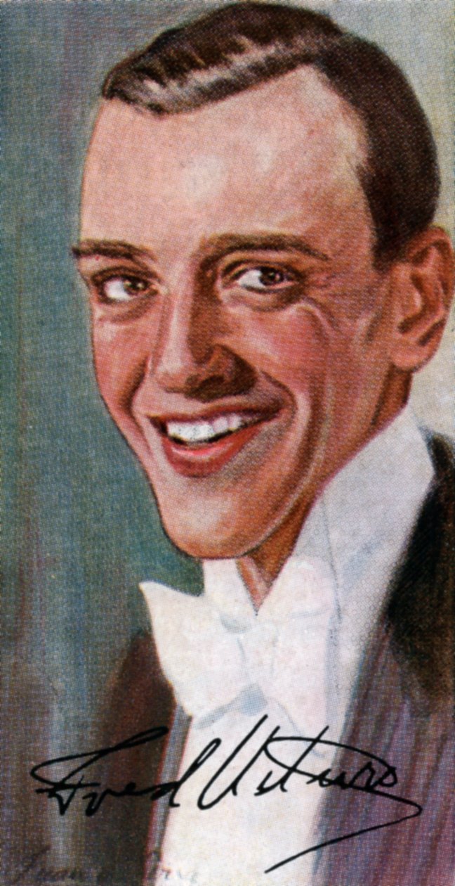 Fred Astaire, 1899-1987, amerikansk film- och Broadway-dansös, skådespelare, 1900-talet av Unbekannt