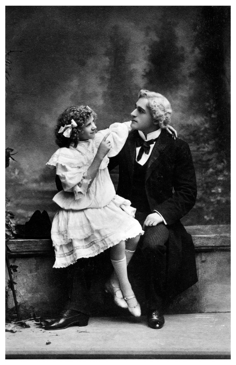 Fred D Daviss och Flossie Hale Daviss, skådespelare, c1890-1919 av Unbekannt