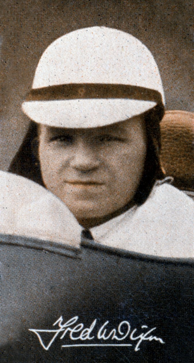 Fred Dixon, engelsk motorcykelförare, 1935 av Unbekannt