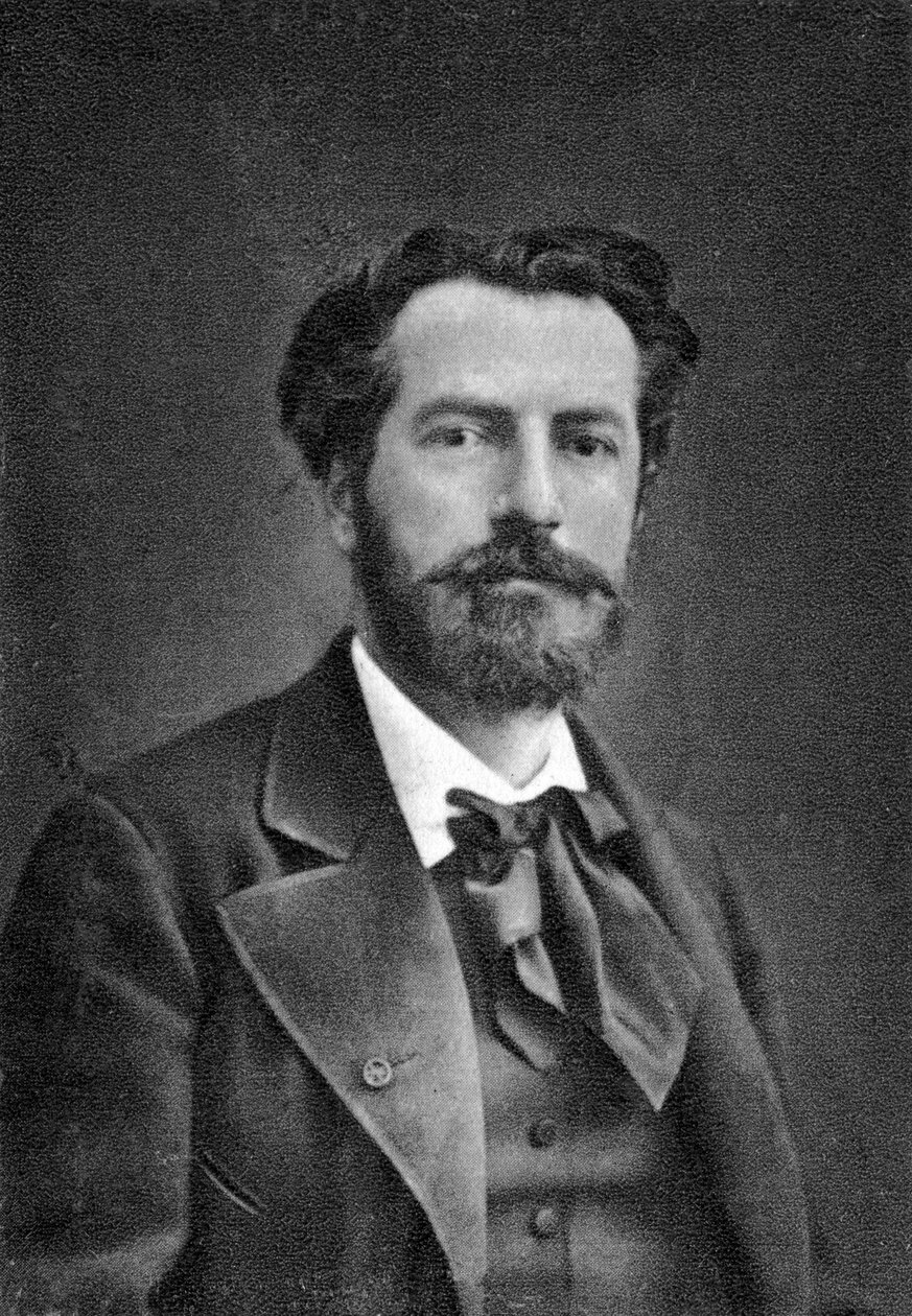 Frederic Bartholdi, fransk skulptör, 1880 av Unbekannt
