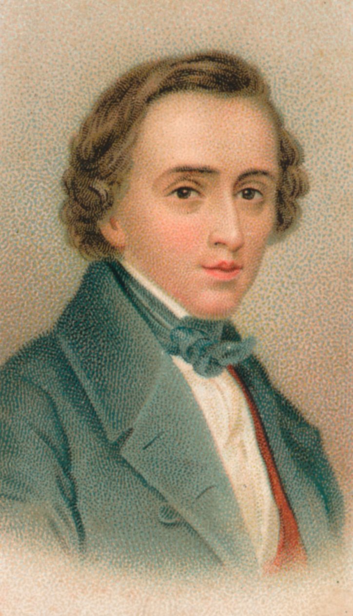 Frederic Francois Chopin 1810-1849, polsk kompositör, 1911 av Unbekannt