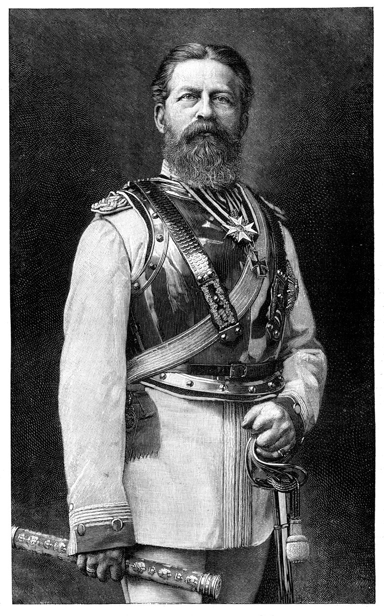 Fredrik III, kung av Preussen och kejsare av Tyskland, 1900 av Unbekannt