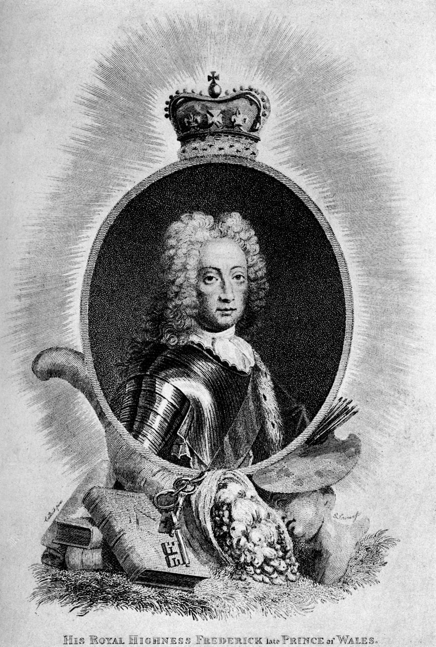 Frederick Louis 1707-1751, prins av Wales, 1700-talet 1912 av Unbekannt