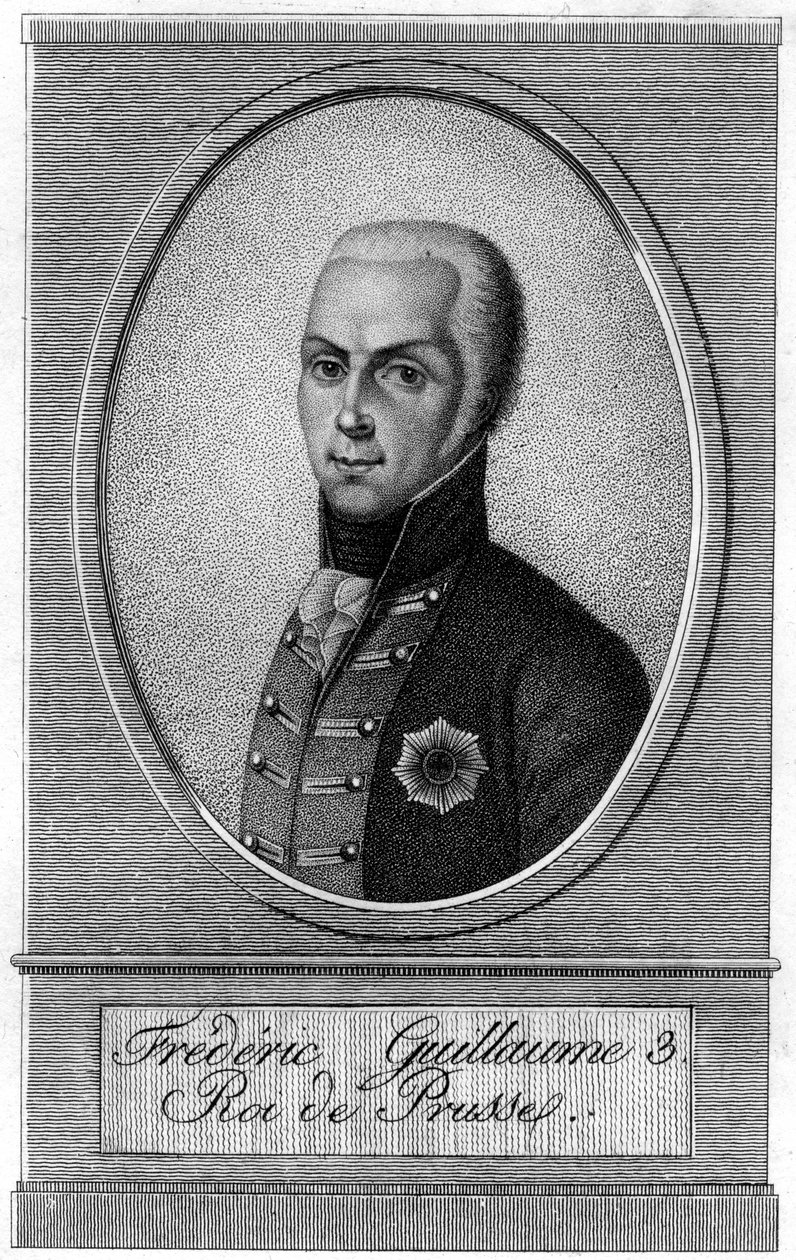 Fredrik Vilhelm III, kung av Preussen, 1800-talet av Unbekannt