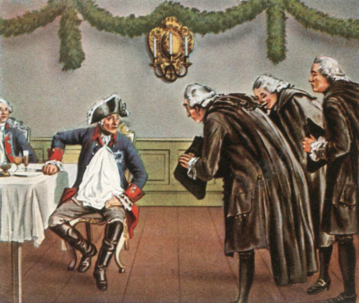Fredrik den store och männen från Greiffenberg, 1784, 1936. av Unbekannt