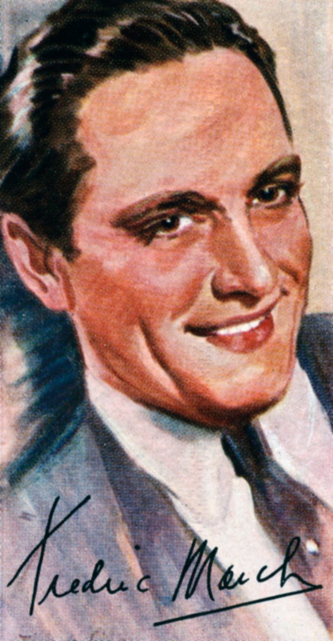 Fredric March, 1897-1975, två gånger Oscarsbelönt amerikansk skådespelare, 1900-talet av Unbekannt