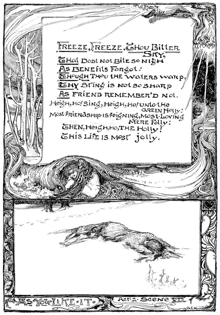 Frys, frys, du bittra himmel, 1895 av Unbekannt