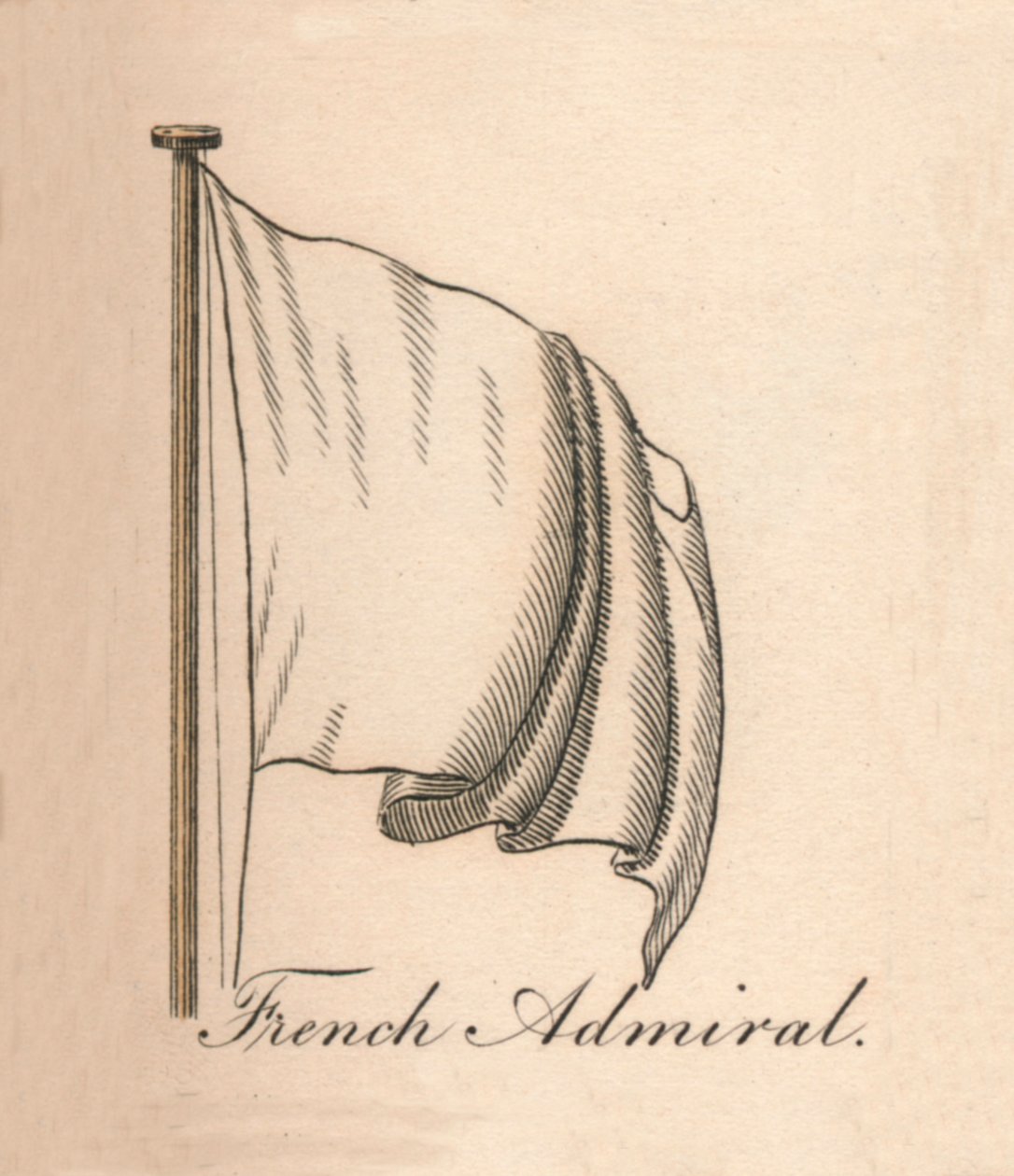Fransk amiral, 1838 av Unbekannt