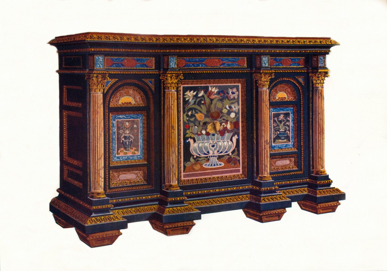 Franska kabinettet för arkitektonisk design, c1792, 1905 av Unbekannt