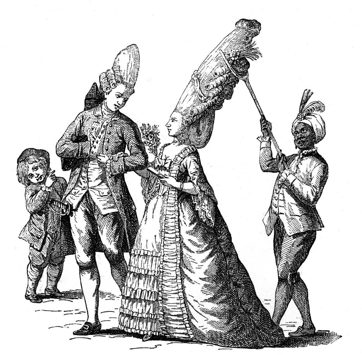 Fransk kostym, 1885 av Unbekannt