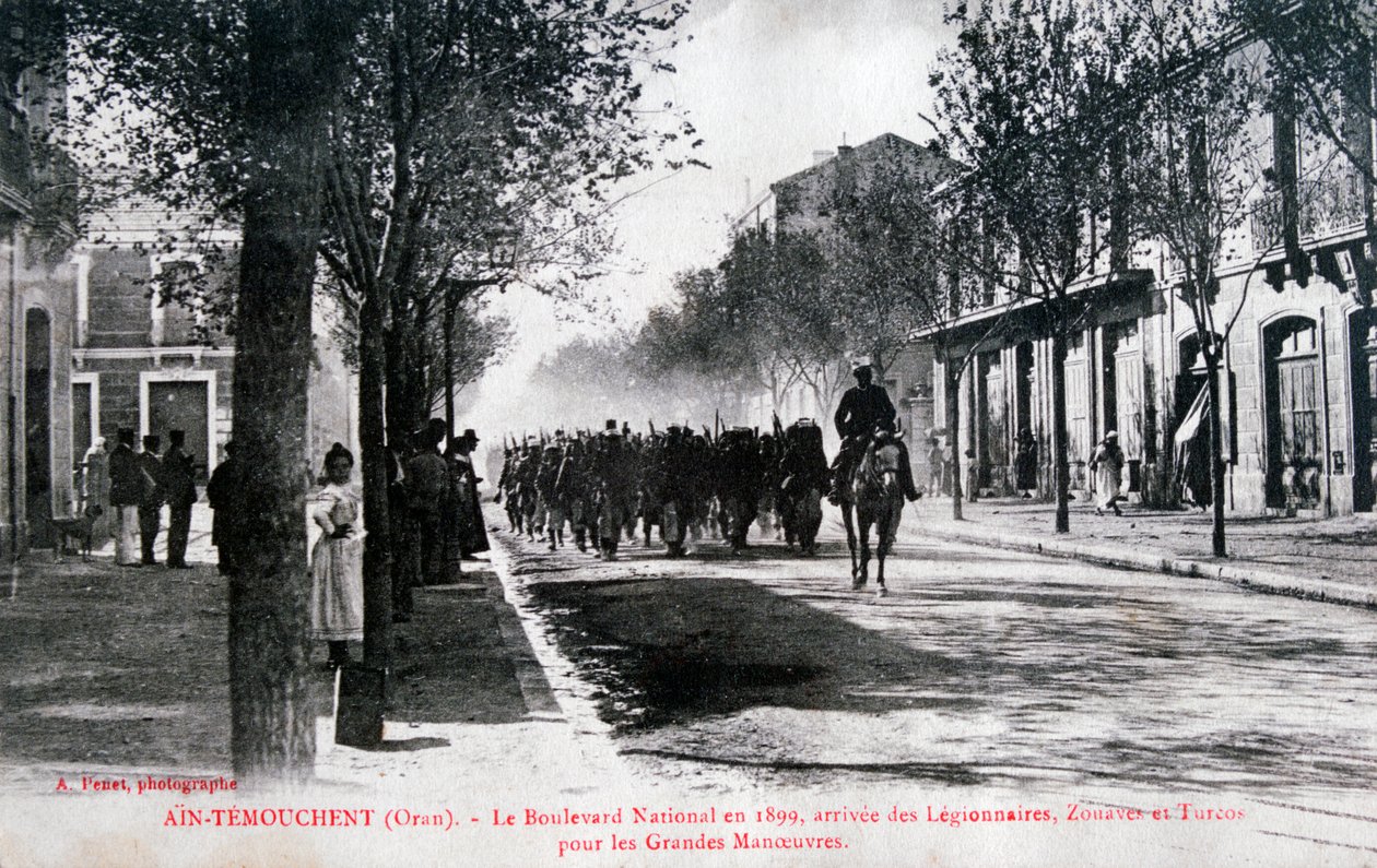 Franska främlingslegionen, Ain Temouchent, Algeriet, 1899 av Unbekannt