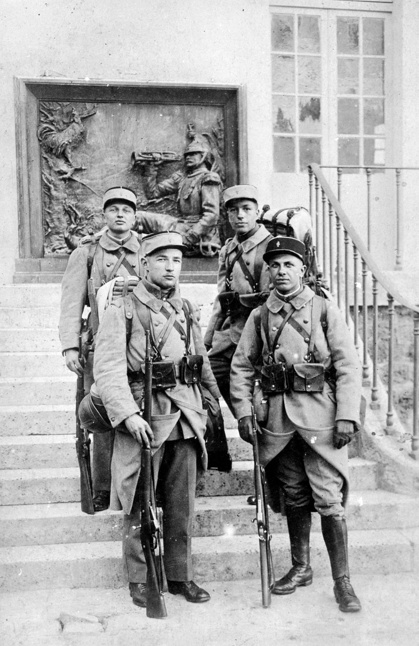 Franska främlingslegionärer, Algeriet, c1910 av Unbekannt