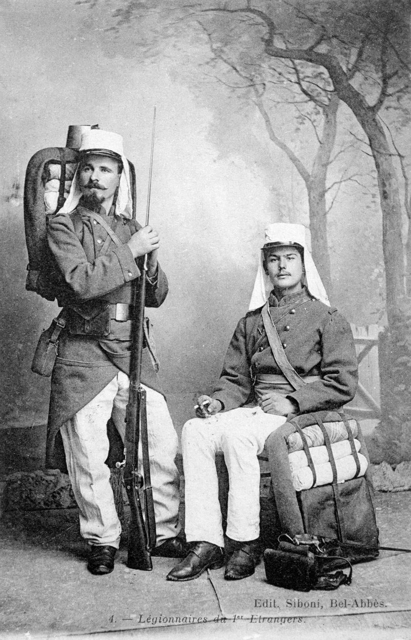 Franska främlingslegionärer, Sidi Bel Abbes, Algeriet, 1915 av Unbekannt