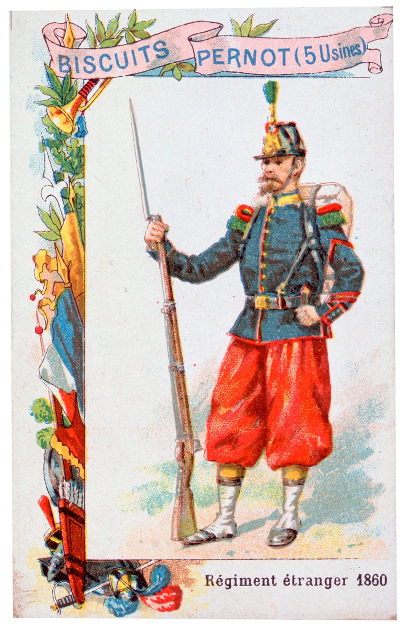 Fransk främlingslegionär, 1860, 1900-talet av Unbekannt