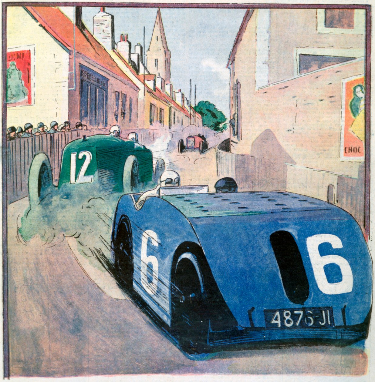 Franska Grand Prix, Circuit de Touraine, Tours, Frankrike, 1923 av Unbekannt
