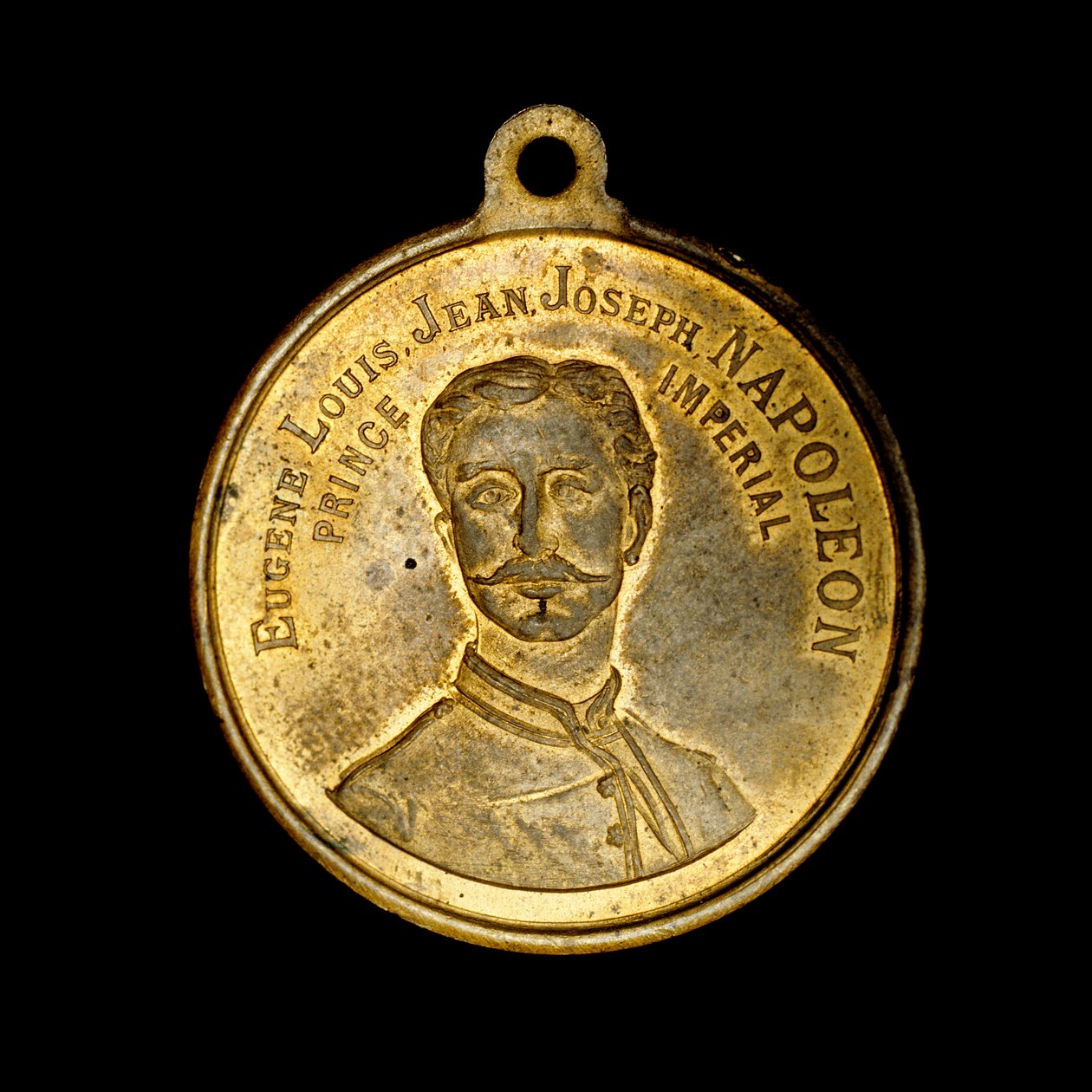Fransk medalj föreställande prins kejserlige Eugene Louis Jean Joseph Napoleon (foto) av Unbekannt