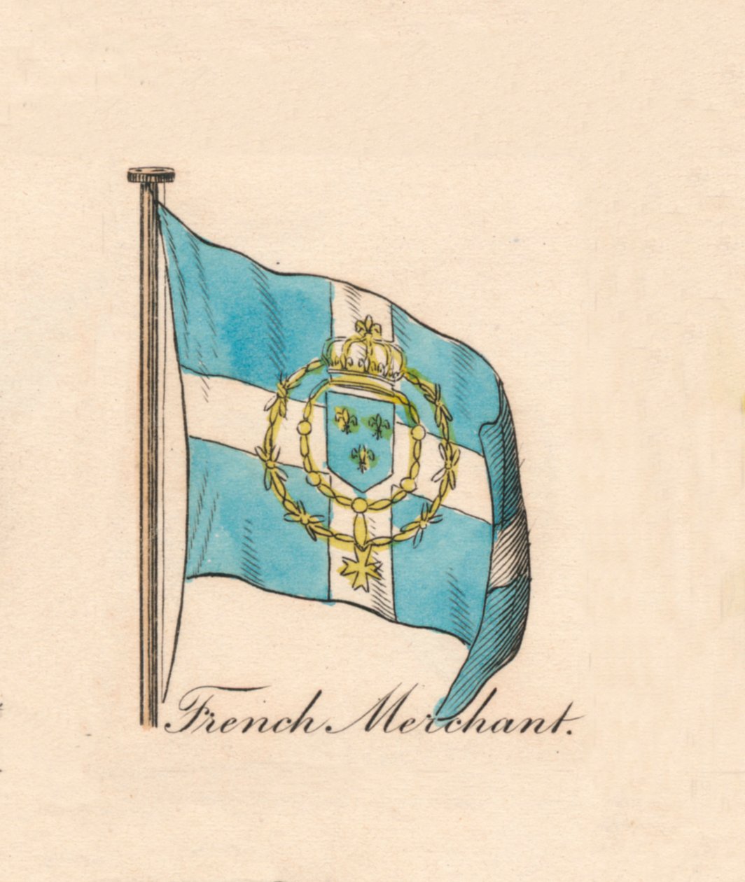 Fransk köpman, 1838 av Unbekannt