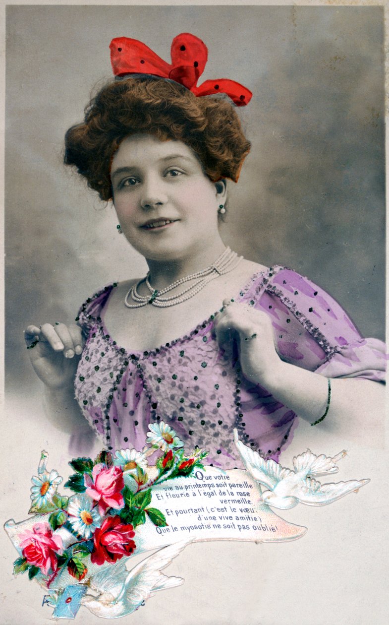 Franskt vykort, c1900 av Unbekannt