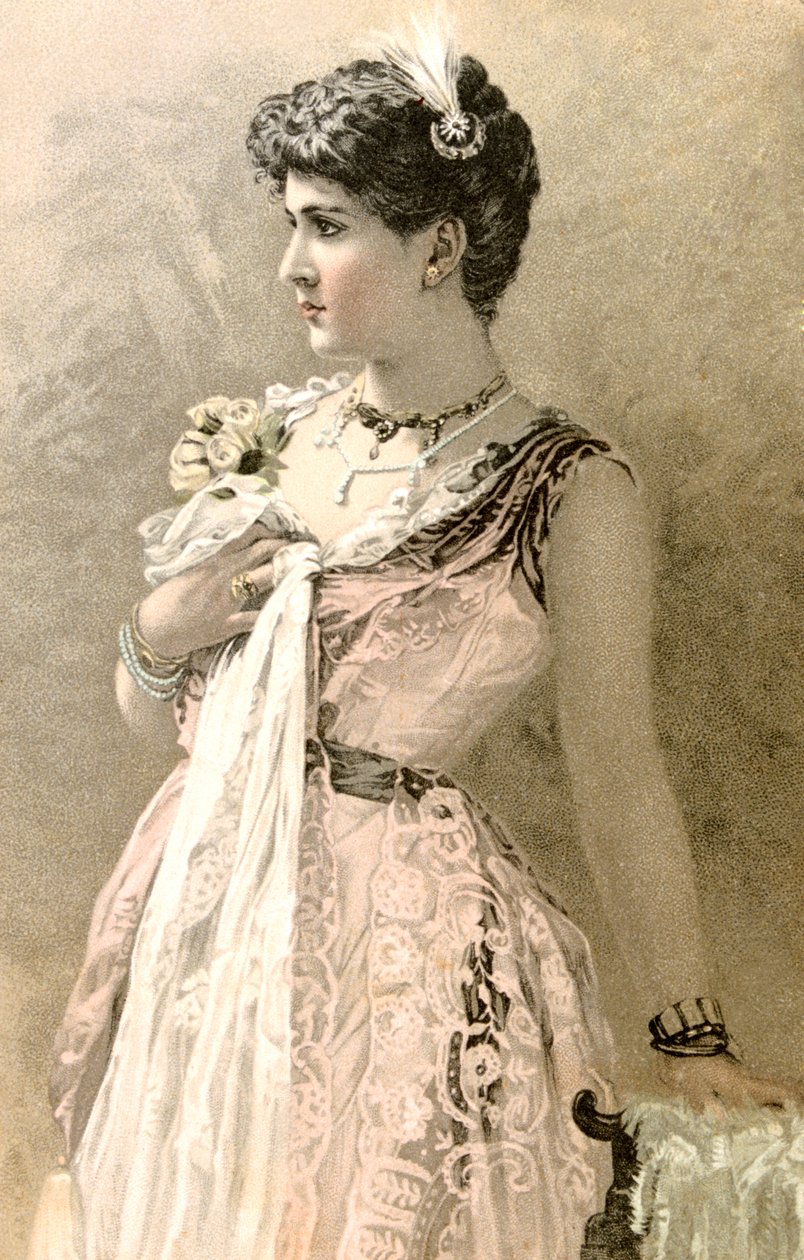 Franskt vykort, c1900 av Unbekannt
