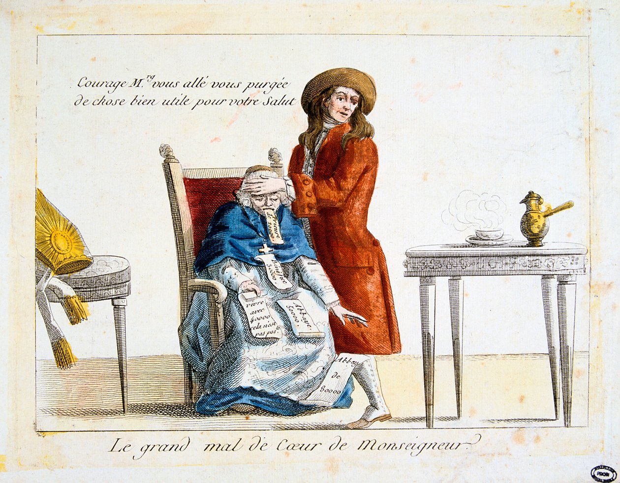 Franska revolutionen 1789: antiklerikalism av Unbekannt