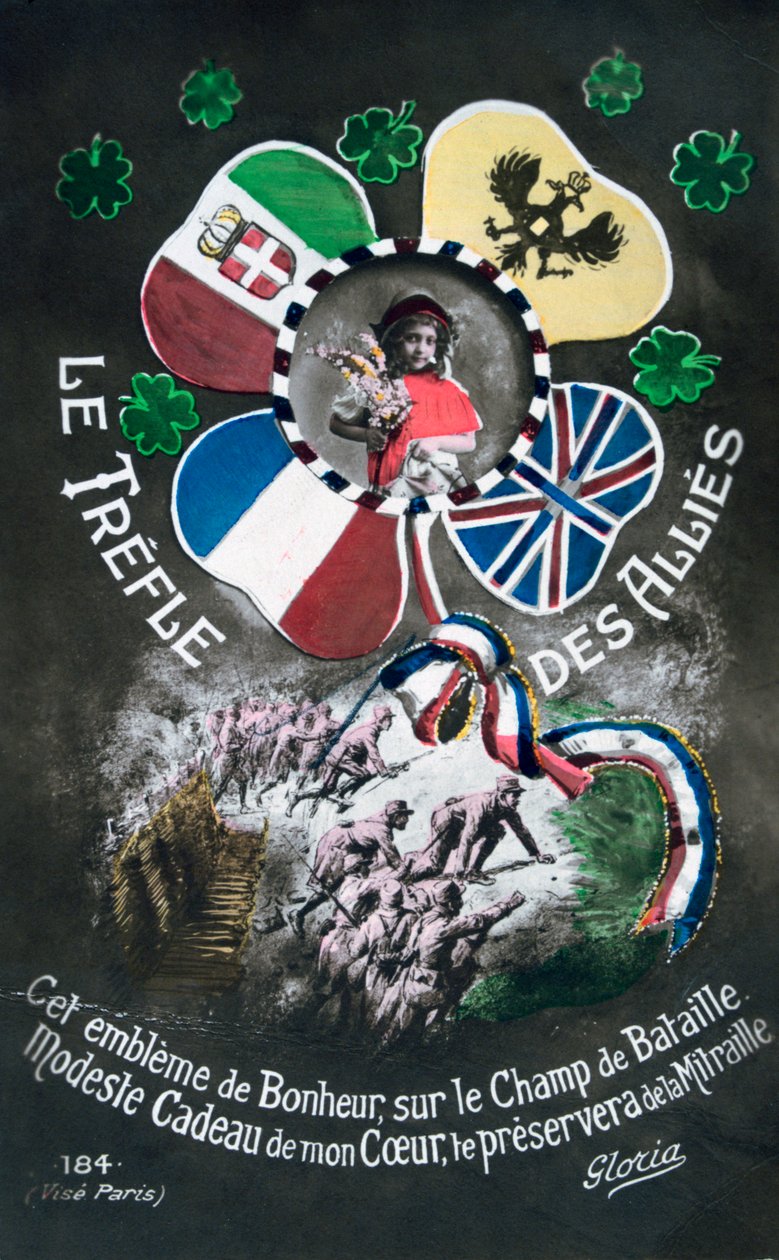 Franskt vykort från första världskriget, 1914-1918 av Unbekannt