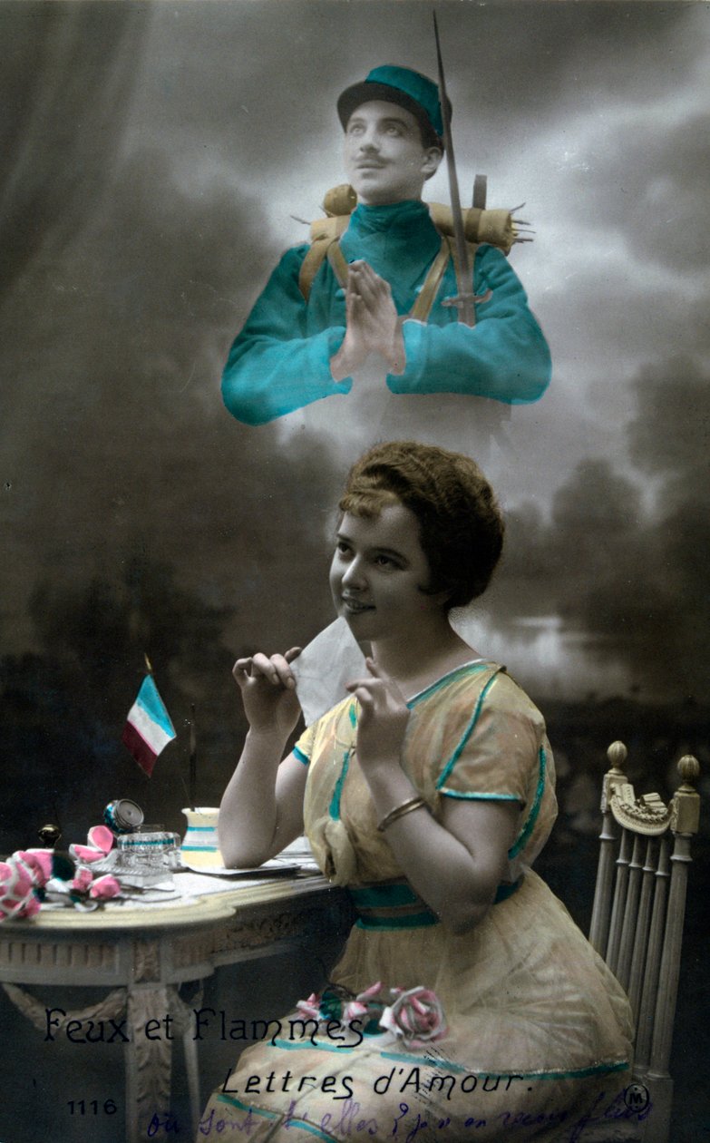Franskt vykort från första världskriget, 1914-1918 av Unbekannt