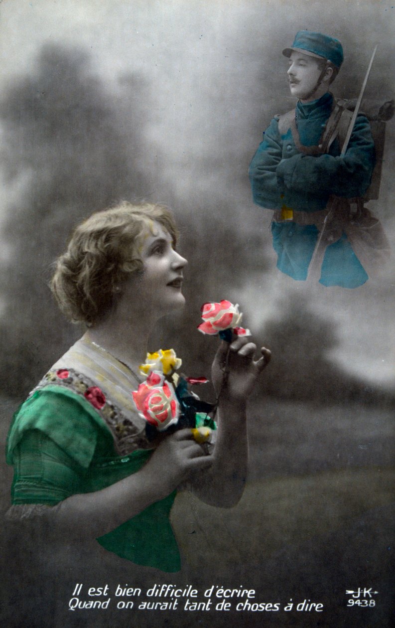 Franskt vykort från första världskriget, 1914-1918 av Unbekannt