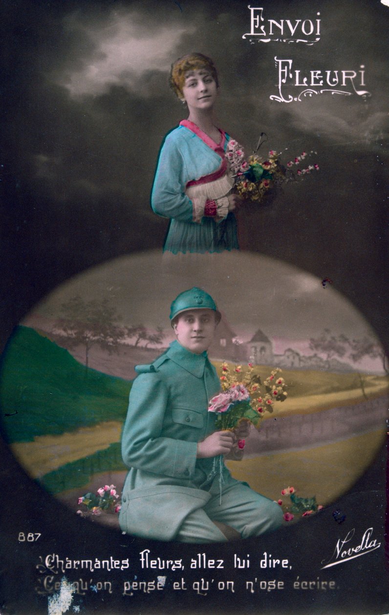 Franskt vykort från första världskriget, 1914-1918 av Unbekannt