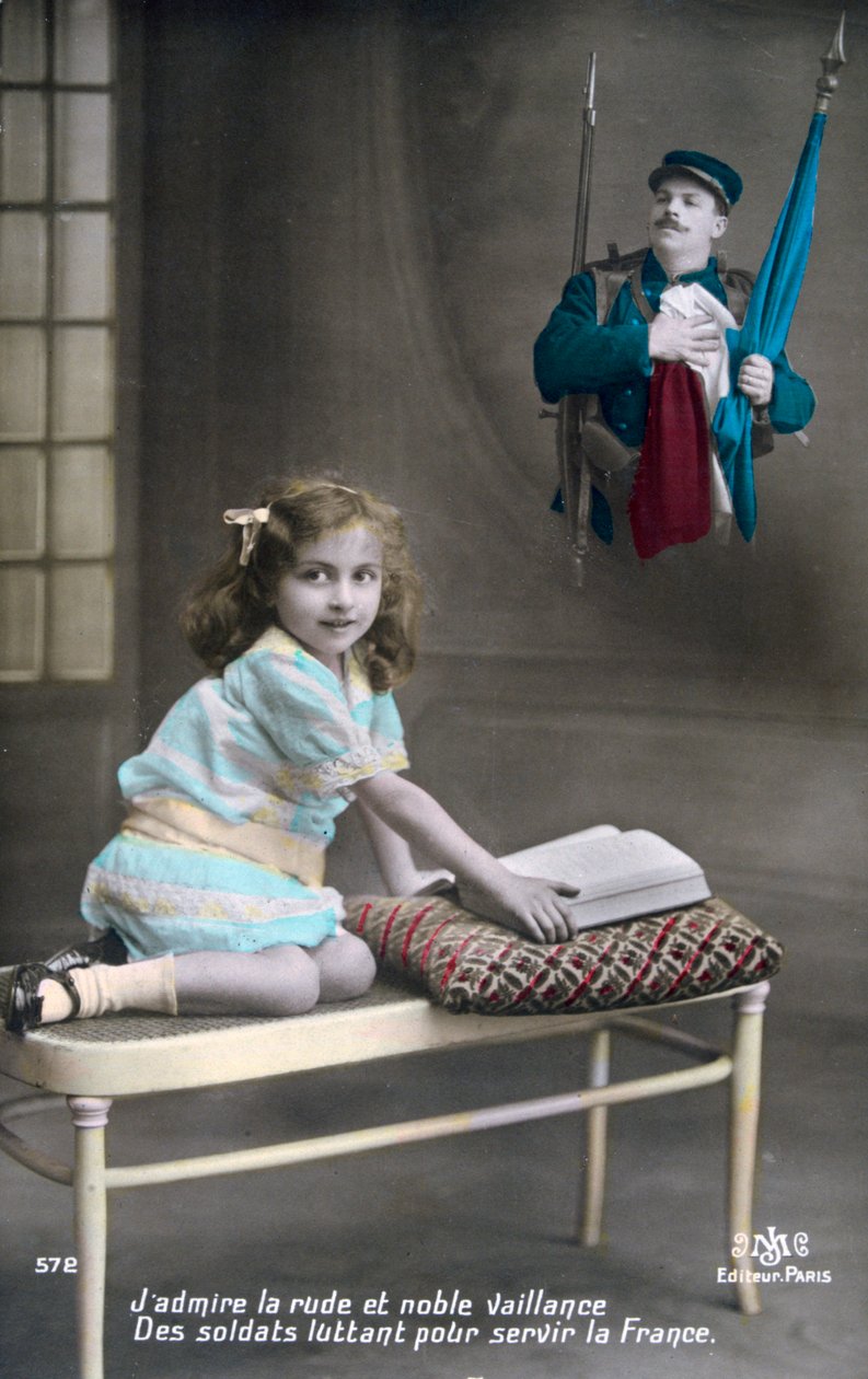Franskt vykort från första världskriget, 1914-1918 av Unbekannt
